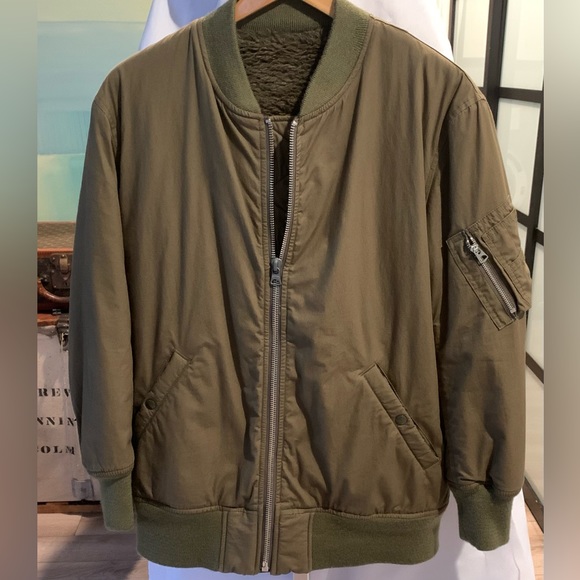R13 Jackets & Coats R3 X Reversible Oversized Flight Jacket Poshmark